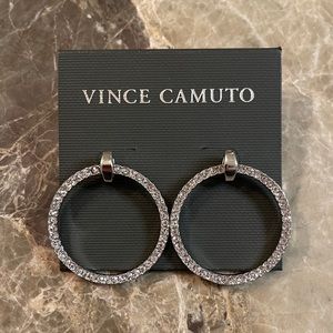 Vince Camuto Diamond Hoop Earrings